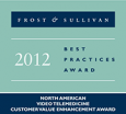 Frost&Sullivan Customer Value Enhancement Award for Innovative Applications of Video Conferencing in Telehealth