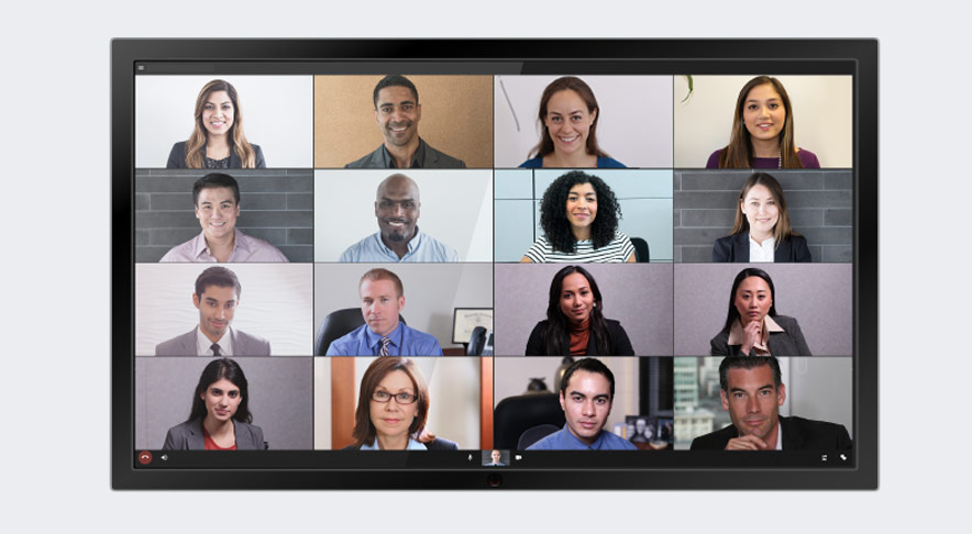videocall-4K 4K video call 16 people