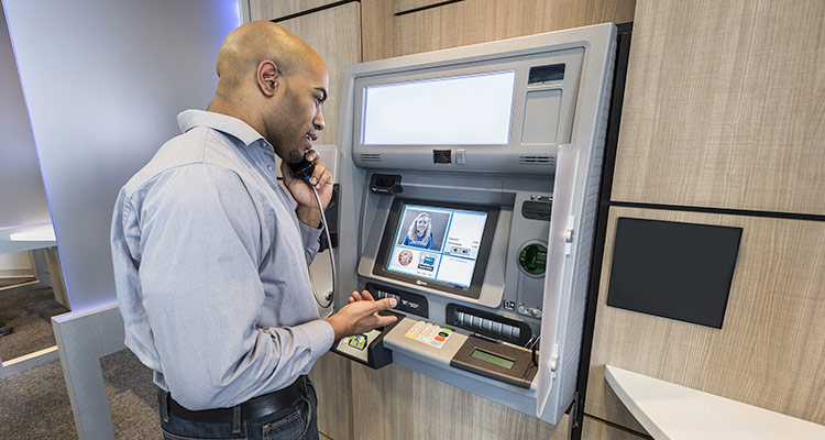 video banking at atm