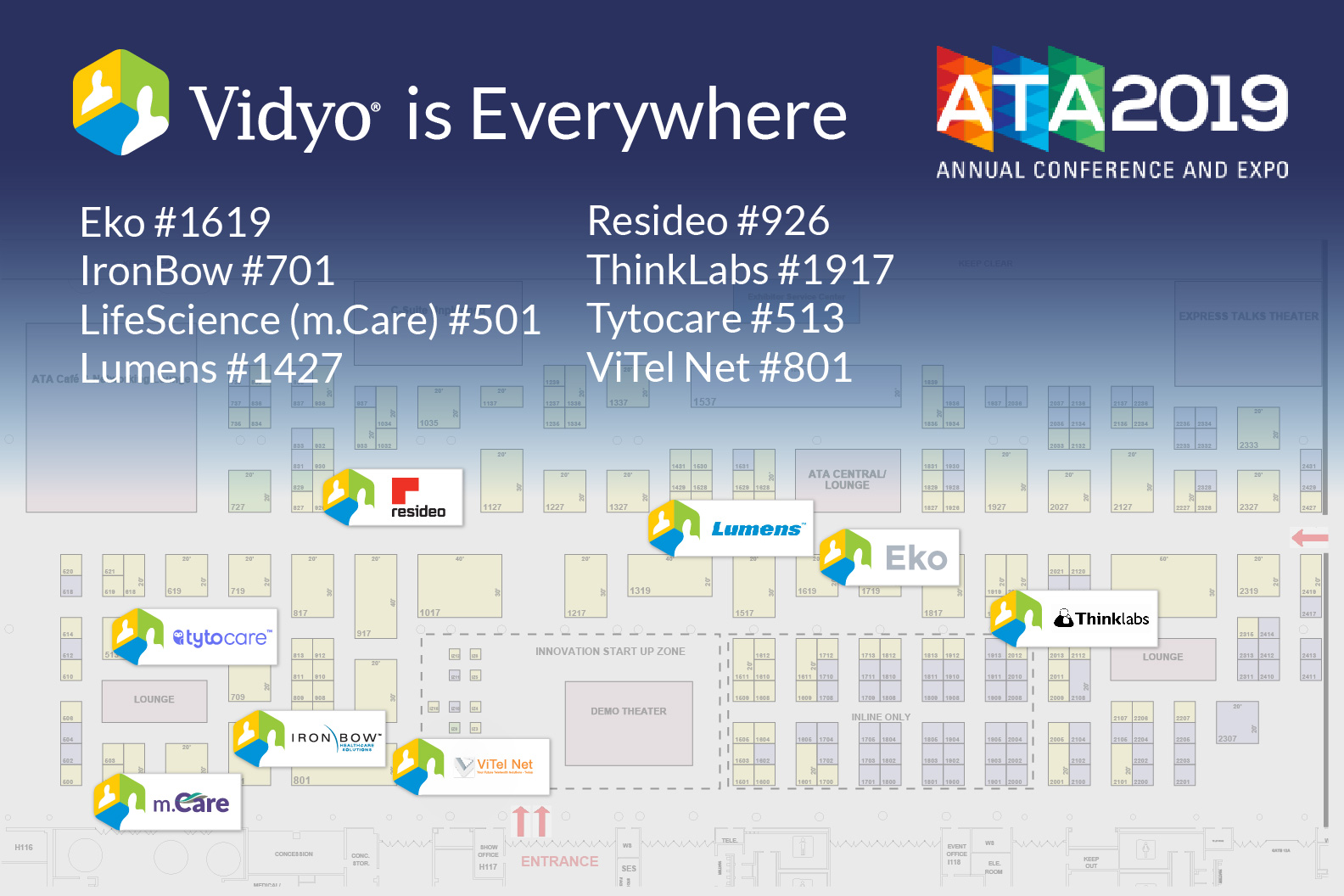 Vidyo is Everywhere at ATA2019