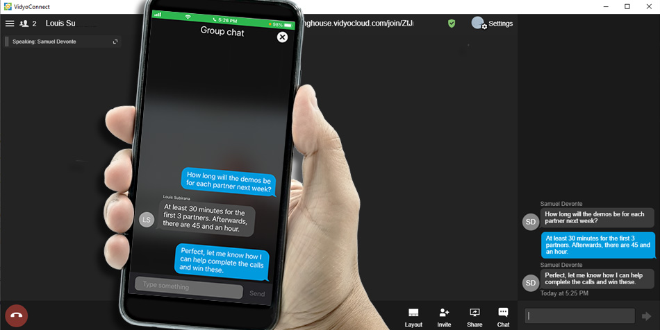 vidyoconnect-Chat