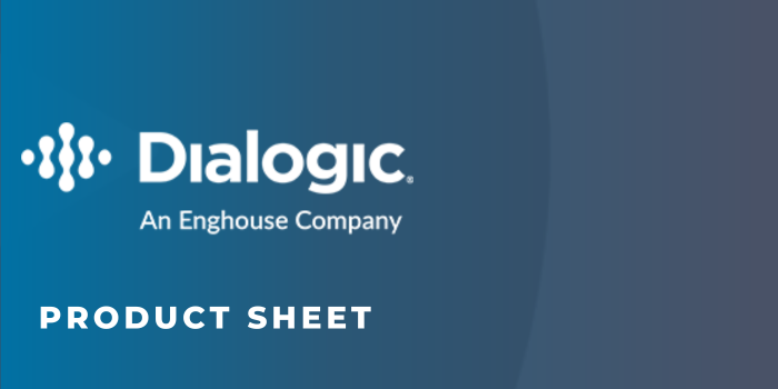 Product Sheet: Elevate Your Call Center Operations with Dialogic PowerMedia XMS